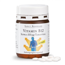  B12-vitamin Supra S.Bernhard 240 db tabletta ÚJ! vitamin és táplálékkiegészítő