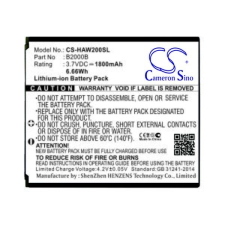  B2000B Telefon akkumulátor 1800 mAh mobiltelefon akkumulátor