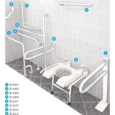  B-4303 Egyenes Kapaszkodó 40cm gyógyászati segédeszköz