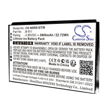  B-81I Walkie-talkie akkumulátor 5900 mAh walkie-talkie akkumulátor