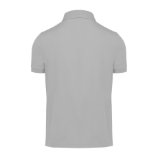 B&C 60 fokon mosható férfi galléros rövid ujjú póló O38, Pacific Grey-3XL