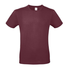 B&C B02E unisex rövid ujjú póló, burgundy - XL férfi póló