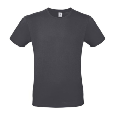 B&C B02E unisex rövid ujjú póló, dark grey - L férfi póló