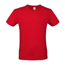 B&C B02E unisex rövid ujjú póló, red - XS férfi póló