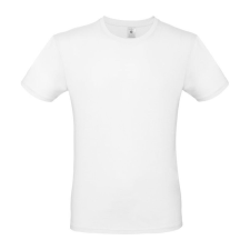 B&C B02E unisex rövid ujjú póló, white - XS férfi póló
