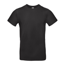 B&C B04E Exant 190 kereknyakú póló, black - M férfi póló