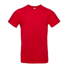 B&C B04E Exant 190 kereknyakú póló, red - M férfi póló