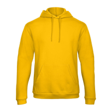 B&C férfi kapucnis pulóver, színazonos húzózsinórral O47, Gold-2XL férfi pulóver, kardigán