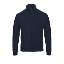 B&amp;C galléros férfi pulóver, elején végig cipzárral O49, Navy-XL férfi pulóver, kardigán