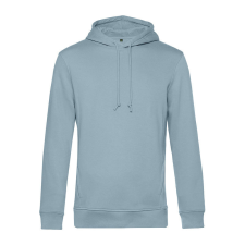 B&amp;C kapucnis férfi pulóver kétoldali zsebekkel O78, Blue Fog-XL férfi pulóver, kardigán