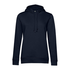 B&C kapucnis Női pulóver kétoldali zsebekkel O79, Night Navy Blue-L