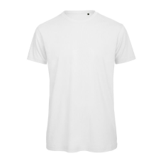 B&C lezser szabású minősített biopamut férfi póló BD62, White-2XL