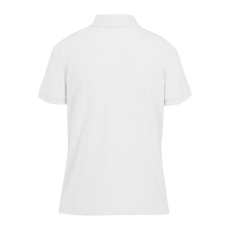 B&C modern, klasszikus stílusú, előzsugorított galléros Női pamut póló O02, White-2XL