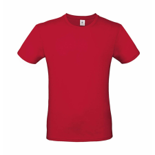 B and C Csomag akciós póló (minimum 3 db) Férfi rövid ujjú póló B&amp;C #E150 T-Shirt -3XL, Mély piros férfi póló