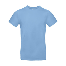 B and C Csomag akciós póló (minimum 3 db) Férfi rövid ujjú póló B&C #E190 T-Shirt -L, Ég kék
