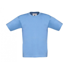 B and C Csomag akciós póló (minimum 3 db) Gyerek rövid ujjú póló B and C Exact 190/kids T-Shirt 5/6 (110/116), Ég kék
