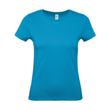 B and C Csomag akciós póló (minimum 3 db) Női rövid ujjú póló B&amp;C #E150 /women T-Shirt -2XL, Atoll kék női póló
