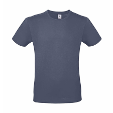 B and C Csomag akciós póló (minimum 5 db) Férfi rövid ujjú póló B&amp;C #E150 T-Shirt -3XL, Farmer kék (Denim) férfi póló