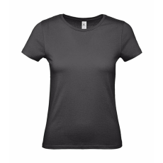 B and C Csomag akciós póló (minimum 5 db) Női rövid ujjú póló B&C #E150 /women T-Shirt -2XL, Teljesen fekete