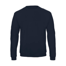 B and C Férfi Felső hosszú ujjú B&C Crewneck Sweatshirt Unisex - WUI23 - 4XL, Sötétkék (navy)