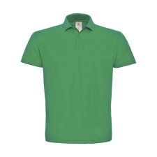B and C Férfi galléros póló rövid ujjú B&amp;C Piqué Polo Shirt - PUI10 - S, Kelly zöld férfi póló