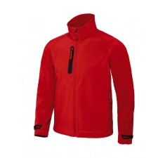 B and C Férfi kabát B and C X-Lite Softshell/men Jacket S, Mély piros férfi kabát, dzseki