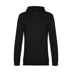 B and C Férfi kapucnis hosszú ujjú pulóver B and C #Hoodie French Terry 5XL, Teljesen fekete