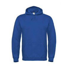 B and C Férfi kapucnis hosszú ujjú pulóver B and C ID.003 Cotton Rich Hooded Sweatshirt M, Királykék