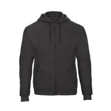 B and C Férfi kapucnis hosszú ujjú pulóver B and C ID.205 50/50 Hooded Full Zip Sweat Unisex M, Anthracite