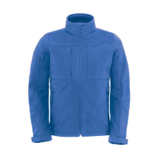 B and C Férfi kapucnis kabát B and C Hooded Softshell/men L, Azur kék