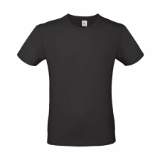 B and C Férfi rövid ujjú póló B&amp;C #E150 T-Shirt -XS, Fekete férfi póló