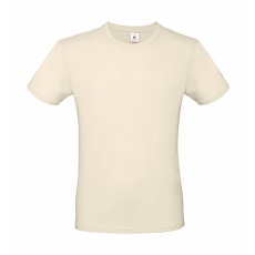 B and C Férfi rövid ujjú póló B&C #E150 T-Shirt -XS, Naturál