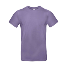 B and C Férfi rövid ujjú póló B&amp;C #E190 T-Shirt -2XL, Millenáris lila férfi póló