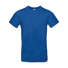 B and C Férfi rövid ujjú póló B&amp;C #E190 T-Shirt -L, Királykék férfi póló