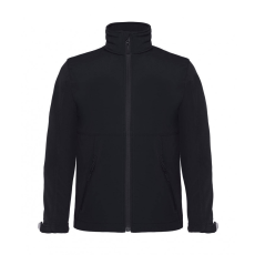 B and C Gyerek kapucnis kabát B and C Hooded Softshell/kids 13/14 (158/164), Fekete