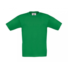B and C Gyerek rövid ujjú póló B and C Exact 150/kids T-Shirt 5/6 (110/116), Kelly zöld