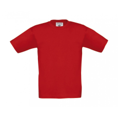 B and C Gyerek rövid ujjú póló B and C Exact 190/kids T-Shirt 12/14 (152/164), Piros