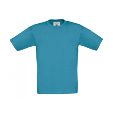 B and C Gyerek rövid ujjú póló B and C Exact 190/kids T-Shirt 7/8 (122/128), Úszómedence kék