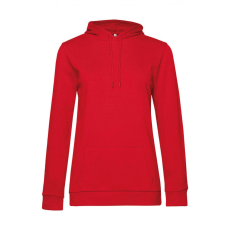 B and C Női kapucnis hosszú ujjú pulóver B and C #Hoodie /women French Terry XL, Piros
