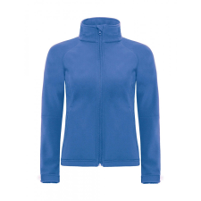 B and C Női kapucnis kabát B and C Hooded Softshell/women 2XL, Azur kék női dzseki, kabát