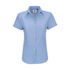 B and C Női rövid ujjú blúz B and C Oxford SSL/women Shirt S, Oxford kék blúz