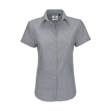 B and C Női rövid ujjú blúz B and C Oxford SSL/women Shirt S, Silver Moon blúz