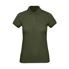 B and C Női rövid ujjú organikus galléros póló B and C Organic Inspire Polo /women 2XL, Városi khaki