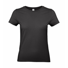 B and C Női rövid ujjú póló B&C #E190 /women T-Shirt -3XL, Fekete