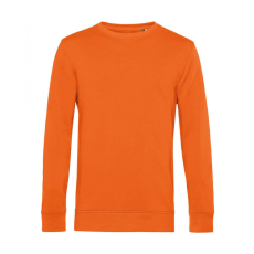 B and C Uniszex hosszú ujjú organikus pulóver B and C Organic Crew Neck French Terry L, Narancssárga