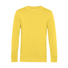 B and C Uniszex hosszú ujjú organikus pulóver B and C Organic Crew Neck French Terry XS, Sárga fizz