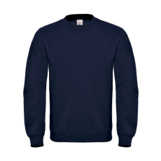 B and C Uniszex pulóver B&C Crew Neck Sweatshirt - WUI20 - 2XL, Sötétkék (navy)
