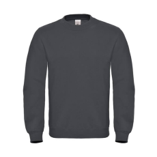 B and C Uniszex pulóver B&C Crew Neck Sweatshirt - WUI20 - S, Anthracite