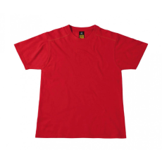 B and C Uniszex rövid ujjú póló munkaruha B and C Perfect Pro Workwear T-Shirt 3XL, Piros