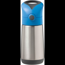b.box Italtermosz szívószállal 350 ml - kék/szürke (9353965004486) termosz